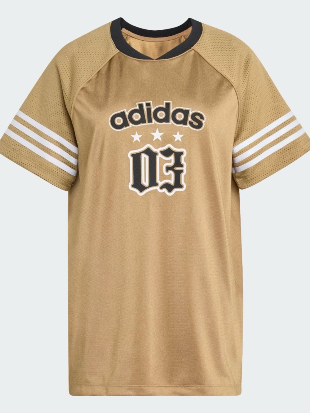 adidas Originals BB Iconic Jersey Neutral Golden Brown Medium KC6286 Y2K Sporty